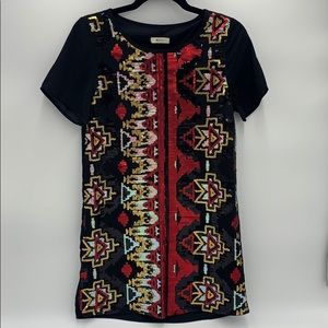 Everly Sequined Shift Dress